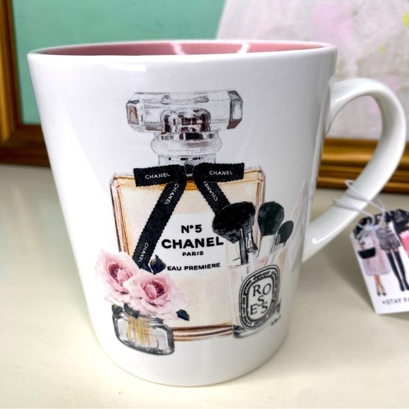 Luxury Eau Premiere Fashion Girly Coffee Mug Large Nwt - Picture 3 of 6